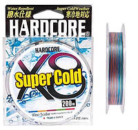 Шнур Duel Hardcore Super Cold X8 200m 5Color #0.6 5.8kg "Оригинал"