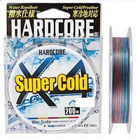 Шнур Duel Hardcore Super Cold X4 200m 5Color #0.4 3.6kg "Оригинал"