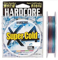 Шнур Duel Hardcore Super Cold X4 200m 5Color #0.6 5.4kg "Оригинал"