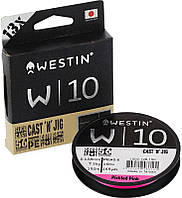 Шнур Westin W10 Cast 'N' Jig 13 Braid Pickled Pink 110m PE 0.6 / 0.128mm / 7.4kg "Оригинал"