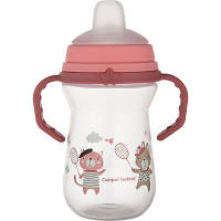 Поильник-непроливайка Canpol babies Bonjour Paris с силиконовым носиком FirstCup 250 мл Розовая (56/613_pin)