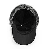 Зимова чоловіча шапка Арктик чорна (8426), фото 7