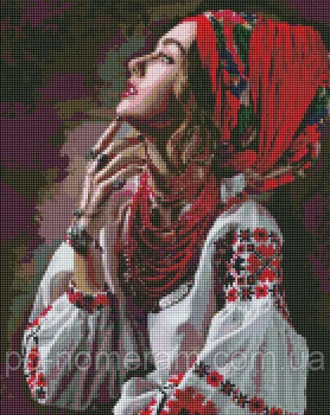 Творч Алмазна Ідейка (AMO7352) Квіти-зорі ©2kolyory_official, 40 х 50 см