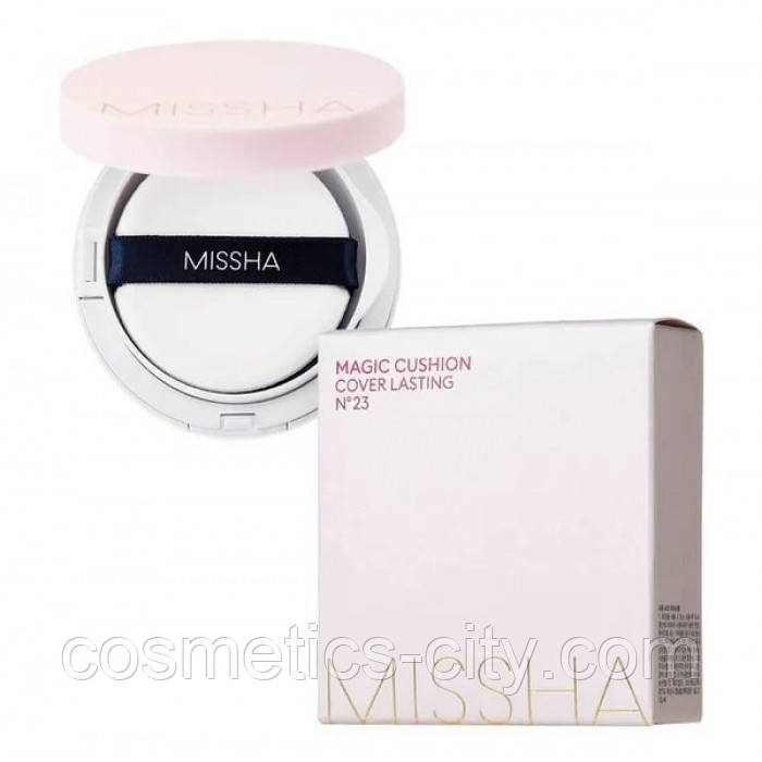Тональний кушон Missha M Magic Cushion Cover Lasting SPF50+/PA+++ (№ 21)