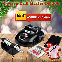 Фрезер для маникюра Nail Drill ZS 603 65Вт 45000об хороший мощный профессиональный фрейзер для ногтей DM 208