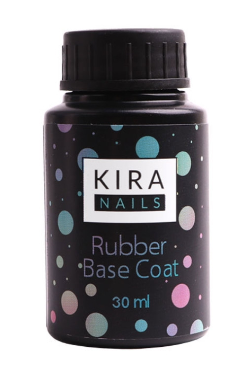 Kira Nails Rubber Base Coat - каучукове, базове покриття, без пензля, 30 мл