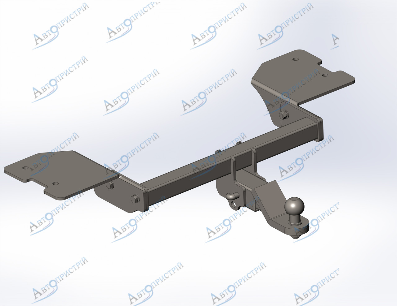 Фаркоп Chery Tiggo 5, T21 Кросовер (2014--) (2016-- з підрізкою бампера) вставка під квадрат