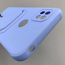 Чохол для Xiaomi Redmi 9C однотонний чохол з кишенею для картки на телефон сяомі редмі 9с бузковий x0u, фото 6