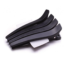 Затискачі для волосся Proline карбон, чорні, 4 шт (JB0001)