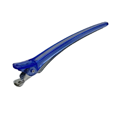 Затискач для волосся Proline пластик+алюміній з круглим носиком, 1 шт (PL-078-BL-01)