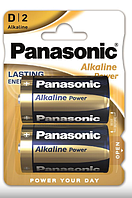 Батарейка Panasonic Alkaline Power лужна D(LR20) блістер, 2 шт.