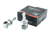 Светодиодная Авто лампа LED H7 12V-24V M3 silver 6500K 6500L 35W радиатор