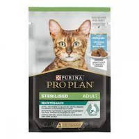 Purina Pro Plan Sterilised Nutrisavour Кусочки в паштете с треской для стерилизованных кошек (75г)