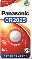 Батарейка Panasonic  літієва CR2025 блістер, 1 шт.