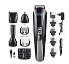 Набір для стрижки волосся Kemei KM-600, акумулятор, 11 насадок, фото 5