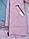 Довге зимове пальто на дівчинку зимова дитяча пудрова куртка 10-12 років, фото 4