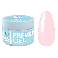 Гель для нарощування Luna Premium Gel 04 рожево-бежевий нюд 15 мл