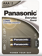 Батарейка Panasonic Everyday Power лужна AAА блістер, 2 шт.