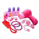 Дитяче трюмо 661-123 з мікрофоном для співу, зі стільчиком, 13 аксесуарів, світло, 16 мелодій, фен, фото 4