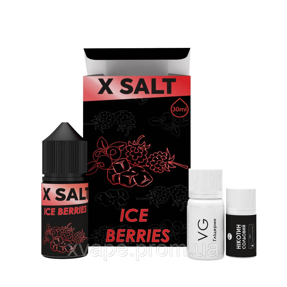 Набір сольовий Xsalt "Ice Berries" для самостійного замісу 30 мл