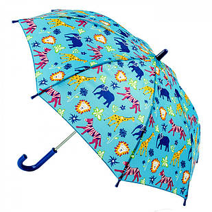 Парасолька-тростина дитяча механічна Fulton Junior-4 C724 Blue (Блакитний)