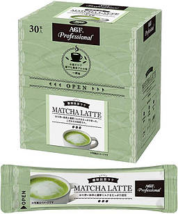 Ajinomoto AGF® Professional Rich Matcha Latte Матча Латте в стіках, 10,5 г х 30 шт