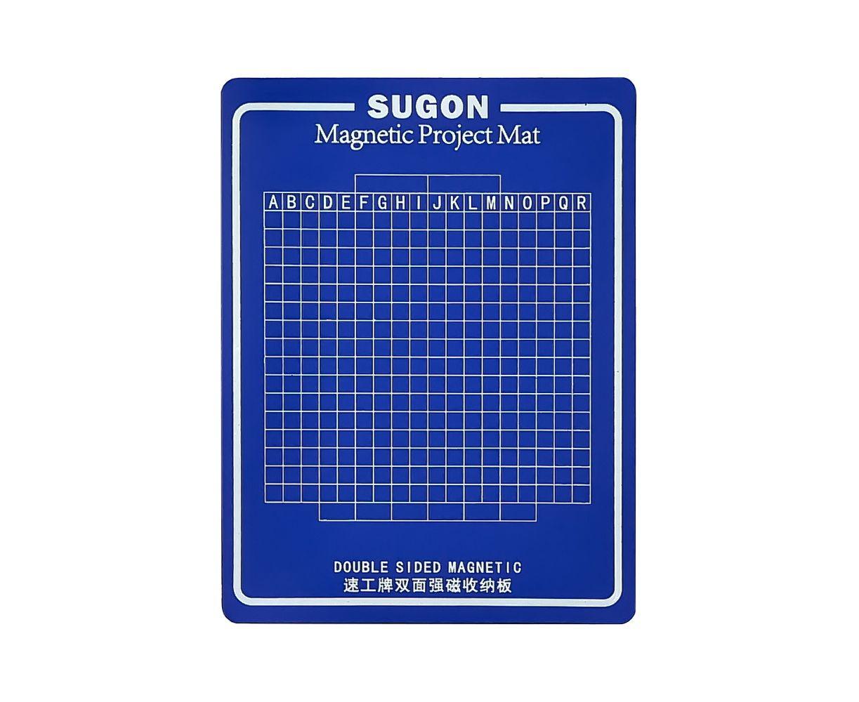 Магнітний мат універсальний Sugon двосторонній для болтиків і дрібних частин 150х114мм