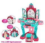 Трюмо дитяче з чарівним дзеркалом Beauty Angel 008-988, звук, підсвітка, аксесуари, фото 2