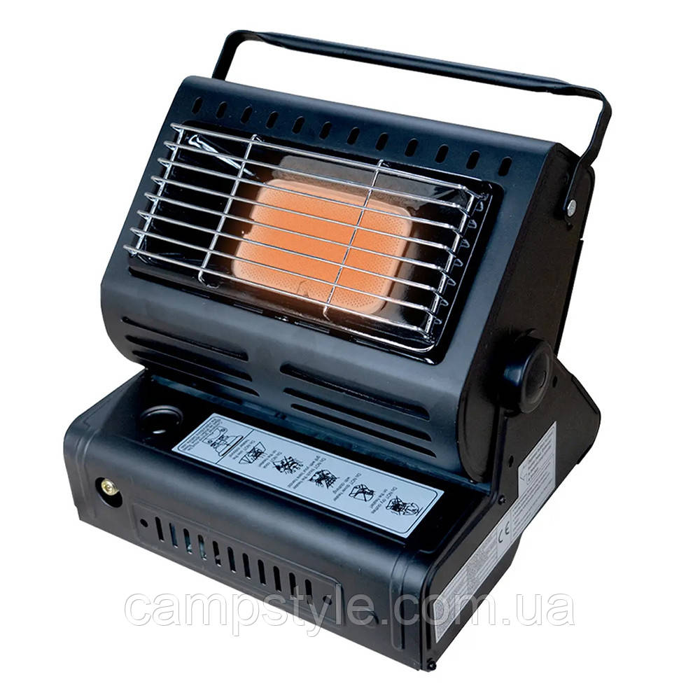 Портативний газовий нагрівач-плита 2в1 Yanchuan YC-808B, фото 1