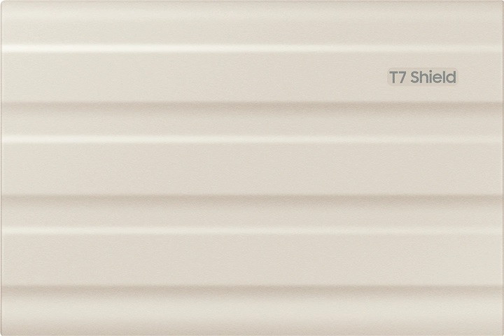 Зовнішній SSD накопичувач 2.5" USB 1TB Samsung T7 Shield Beige (MU-PE1T0K/EU), фото 1