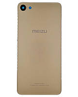 Задня кришка Meizu U10 (зі склом камери) Gold