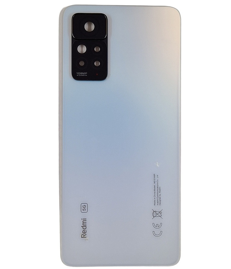 Задня кришка для Xiaomi Redmi Note 11 Pro 4G (зі склом камери) Pearl White, фото 1