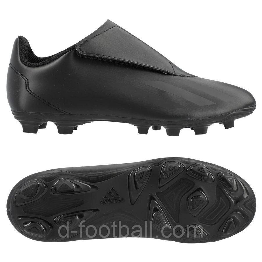 Бутси Adidas X Crazyfast.4 VEL F Jr IE4063, Чорний, Розмір (EU) — 33