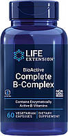 Комплекс Витаминов Группы В, BioActive Complete B-Complex, Life Extension, 60 вегетарианских капсул