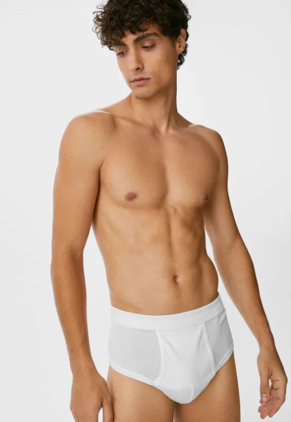 Чоловічі труси, розмір S, колір білий