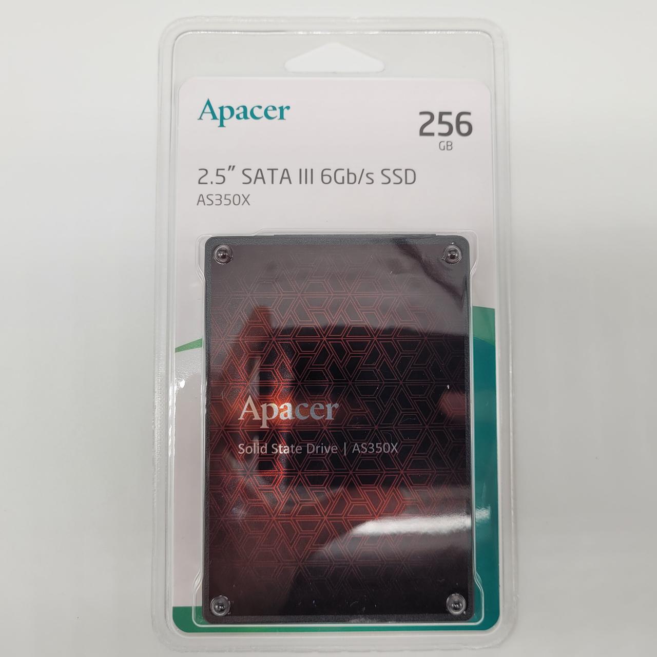 SSD диск Apacer AS350X 256GB 2.5" SATAIII 3D NAND (AP256GAS350XR-1)