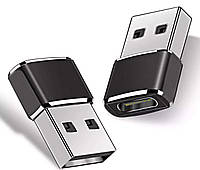 Адаптер Generic USB-USB C 1 шт (черный)
