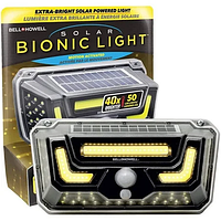 Вуличний світлодіодний ліхтар на сонячній батареї Bionic Light IP65 / Консольний LED світильник на стовп з датчиком руху