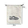 Мішечок бавовняний ORGANIZE для взуття 30х40 см Shoes (світлий), фото 3