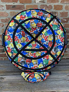 Тюбінг 80 см з дизайном M&M великі