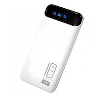 Power Bank (10 000mAh) POWERWAY TX-10 c дисплеем (белый)