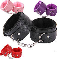 Наручники BDSM с мехом Leader 1 пара для БДСМ фетиш Секс игрушки для взрослых Интимные товары секс игры wsx