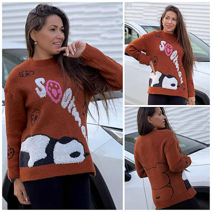 Елегантний жіночий светрик, тканина "Кашемір" 48, 50 розмір 48, фото 1