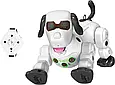 Собака-робот на радіокеруванні Robot Dog 777-602, Пукає парою, сенсорні зони, реагує на хлопавку, фото 6