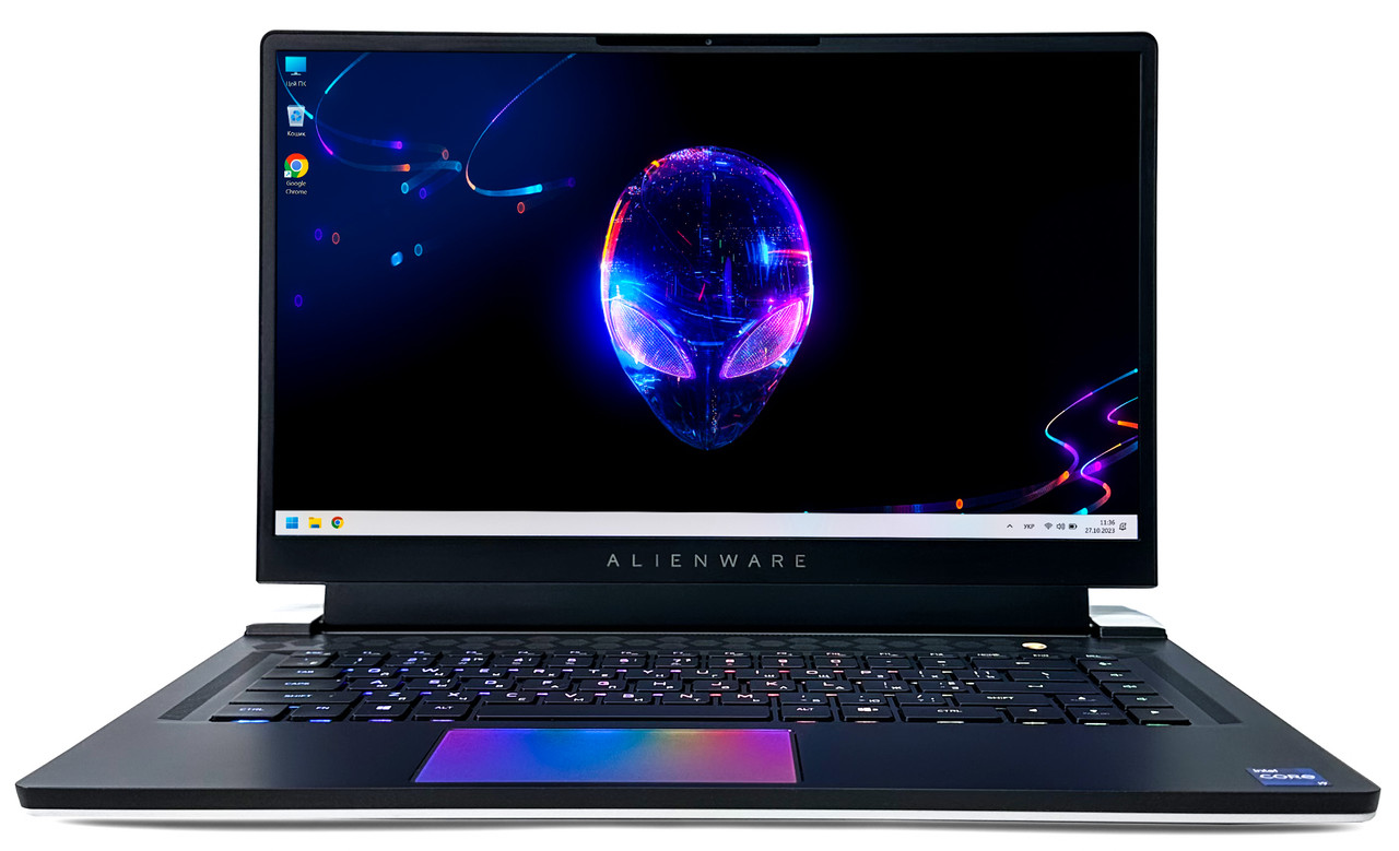 Ноутбук Alienware X15 R1: Core i9-11900H / RAM 32 ГБ / GeForce RTX 3080 / SSD 2 ТБ / 15.6" QHD, 240 Гц