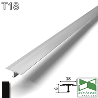 Тавр для з`єднання покриттів Sintezal T18, 18x9x2700мм.Чорний (RAL-9005)