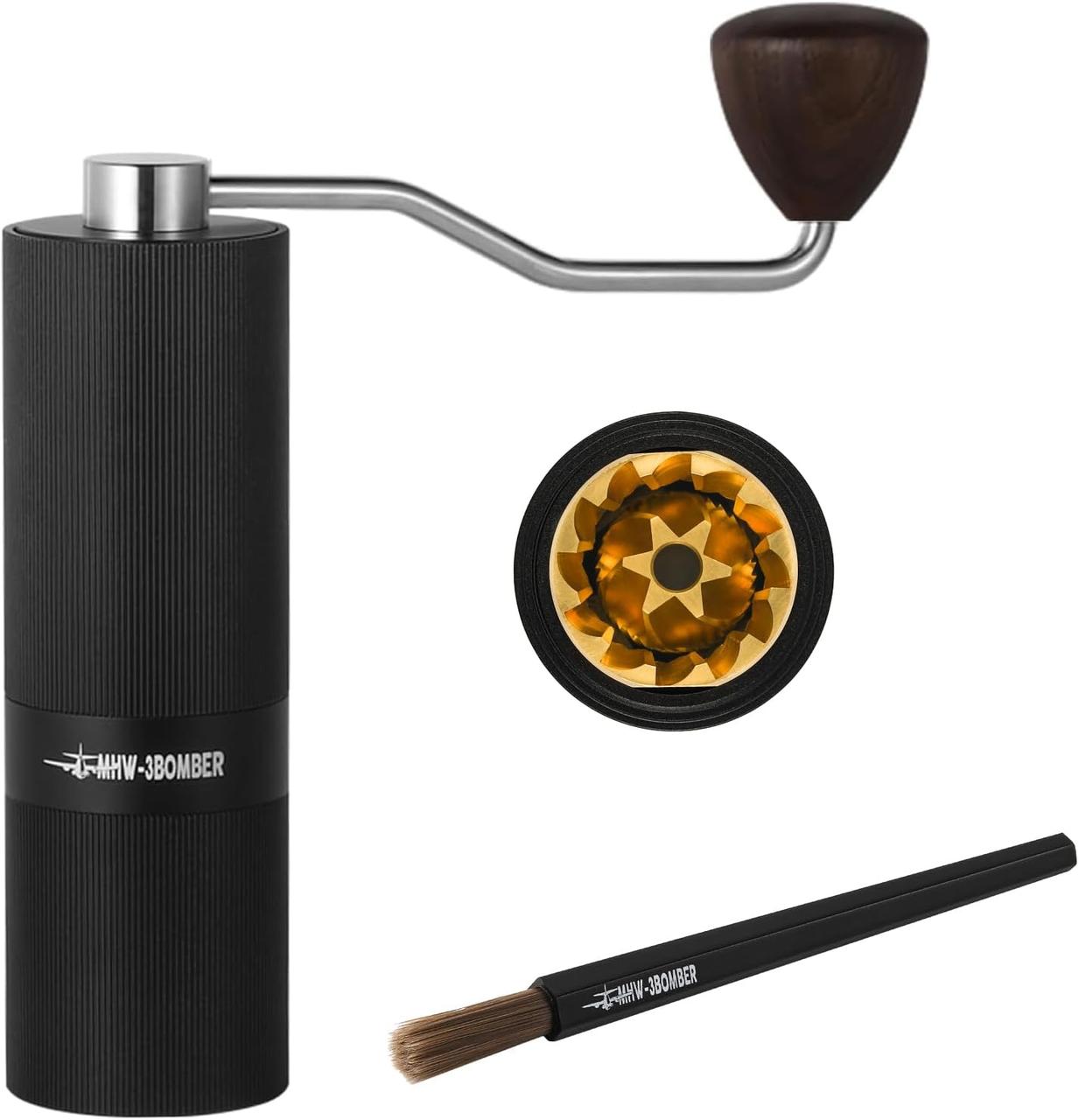 Ручна кавомолка M1 Titanium MHW-3BOMBER Racing Титанові жорна, фото 1