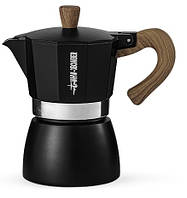 Кофеварка гейзерная MHW-3BOMBER 150 мл. Espresso Maker Moka Pot Черная