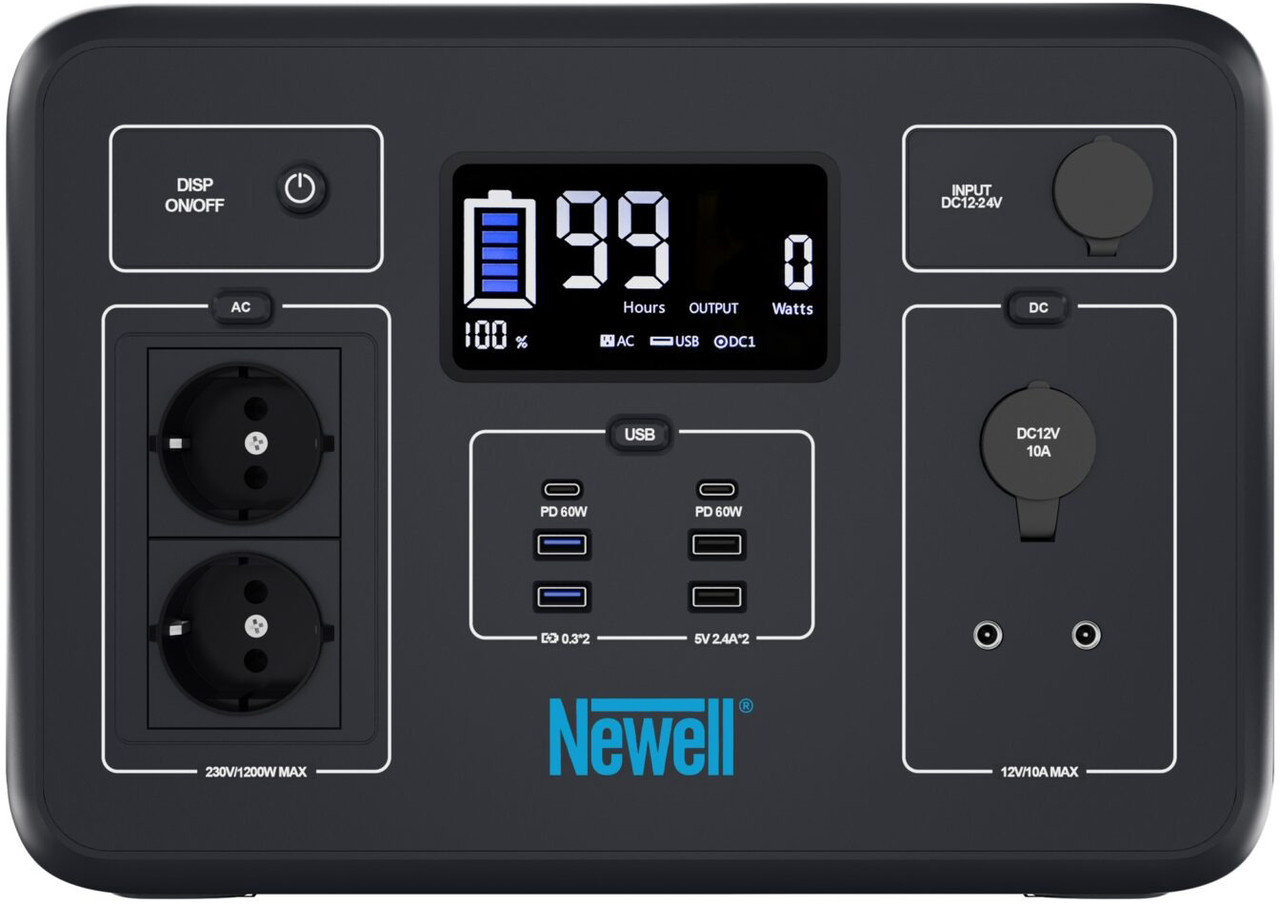 Зарядна станція Newell Argus 1200W 1132Wh PD 100W (Польща)