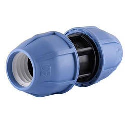 Муфта сполучна для поліетиленових труб 50х50 мм